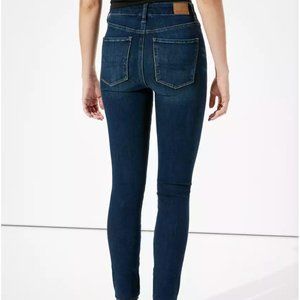 NWT American Eagle Next Level Stretch High Rise Dark Wash Jegging
